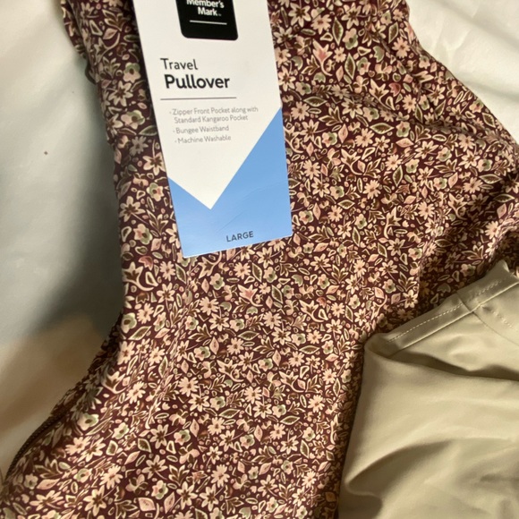 Member Mark  Pullover Women's Zipper Front Kangaroo - Picture 2 of 10